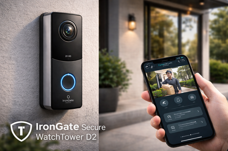 IronGate Secure – WatchTower D2 Smart Video Doorbell